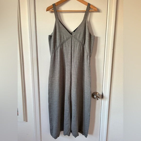 J.Crew Merino Wool Gray Slip knit Sweater Dress Large - Picture 2 of 6